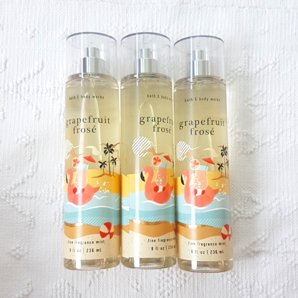 Bath and body works Grapefruit frose Body mist set of 3